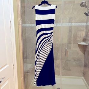 Soft Surroundings Striped Navy and White Dress      Size:  XSmall